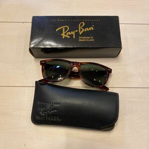 Ray-Ban B&L WAYFARER Ⅱ 希少　コレクション　 レイバン ボシュロム ケース付　ヴィンテージ　現状品