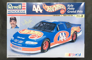 @中古絶版模型堂 レベル 1/24 44ホットウィール カイル・ペティ グランプリ Revell #44 Hot WHeels Kyle Petty Grand Prix 難有り