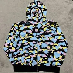 APE BAPE CANDY CAMO SHARK HOODIE パーカー