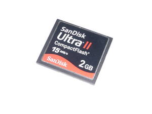 動作保証！SanDisk UltraⅡ CFカード 2GB