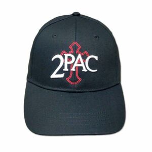 2Pac スナップバックキャップ Tupac トゥーパック Cross Logo