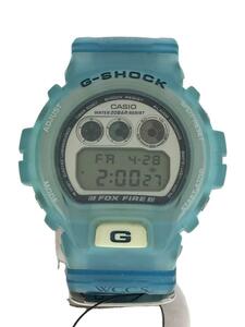 CASIO◆クォーツ腕時計・G-SHOCK/デジタル/BLU//