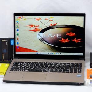 【超美品】LAVIE GN227D/AE★Core i7-8750H/新品NVMe SSD1TB×2/Core i7-8750H/32GBメモリ/15.6型/FHD/WLAN/Blu-ray/Win11/Office H＆B2019