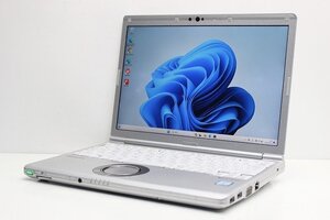 1円スタート ノートパソコン Windows11 WPS office搭載 Panasonic レッツノート CF-SV7 メモリ8GB 第8世代 Core i5 SSD256GB 12.1インチ