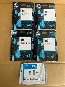 ★未使用 HP 純正インクカートリッジ HP18 5点★X252