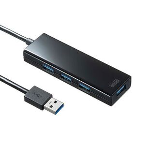 急速充電ポート付 USB3.2 Gen1 USB3.1/USB3.0 4ポートハブ ACアダプタ付 ブラック USB-3H420BK サンワサプライ 送料無料 新品