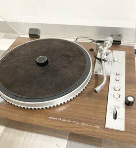 【1円スタート】☆オーディオ機器☆ ◆ジャンク品◆　PIONEER　パイオニア　Quartz　PLL　XL-1550　ターンテーブル　レコードプレイヤー