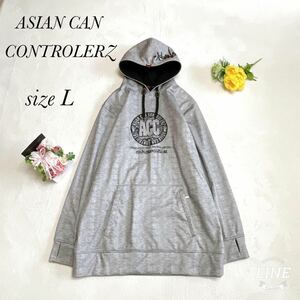 【ASIAN CAN CONTROLERZ】スノーボード パーカー(Ｌ)グレー