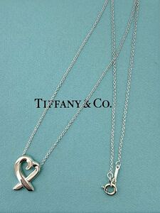 美品！TIFFANY&Co. ティファニー ラビングハートネックレス パロマピカソSV925 シルバー アクセサリー