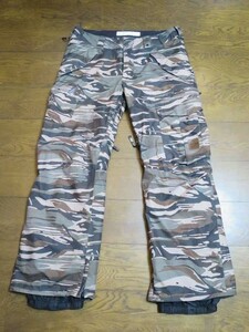 男性用 BURTON バートン analog アナログ スノーボードウエア ANALOG AG FREEDOM PANT フリーダムパンツ サイズM 迷彩*VOLCOMnomisneff