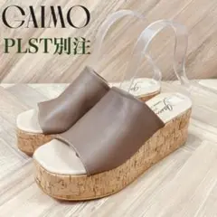 【未使用級】 gaimo PLST別注 コルクソール厚底 サンダル 24.5