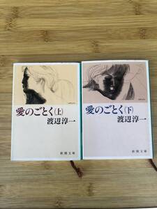 ★中古文庫本★著者：渡辺淳一【愛のごとく 上下巻】新調文庫★送料無料★