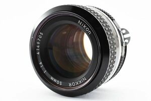 【実用美品】Nikon ニコン Ai NIKKOR 50mm f1.4 MFレンズ #755