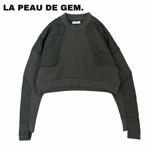【LA PEAU DE GEM. 】デザインスウェット