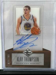 Klay Thompson /299 RC AUTOGRAPHED ROOOKIE CARD 12-13 PANINI LIMITED