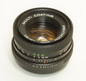 ドイツ製 PENTACON auto 1.8/50 MULTI COATING M42 269N-956 ブラック 後期型 A/M切替レバー