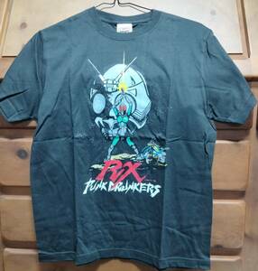 【未使用、未着用・タグ付き】 Ｍサイズ　プレミアムバンダイ　パンクドランカーズ 仮面ライダーblack RX　Ｔシャツ 