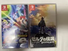 ゼルダの伝説 ブレスオブワイルド+マリオテニス エース