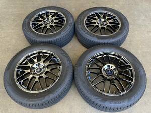 ほぼ新品 VRX3　2023年製　225/60R18 WEDS Delmore デルモア 18×7J +40 5H PCD100 ブリヂストン クラウン クロスオーバー