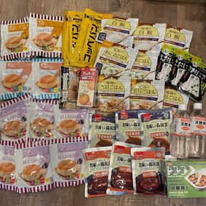 新品 未開封 保存食 非常食 まとめて 大量 訳あり パウチ レトルト 災害用 備蓄 アウトドア 長期保管 ご飯 パン セット 防災食 食料 お試し