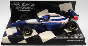 1/43 ウイリアムズ FW17 ジャック ビルヌーブ 初 F1テスト シルバーストン 1995 8/1 絶版品 送料込