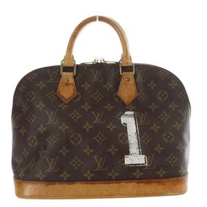 ルイヴィトン LOUIS VUITTON THE SHINZONE ヴィンテージカスタム品 モノグラム アルマ ハンドバッグ 茶色 ブラウン M5113