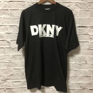 DKNY ダナキャラン tシャツ 大判プリント 新品 90s シングルステッチ