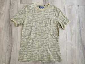size L BARBOUR x WHITE MOUNTAINEERING バブアー ホワイトマウンテニアリング 総柄 Tシャツ 迷彩 カモフラ