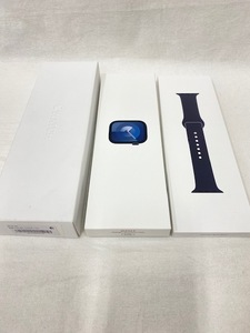 【中古】☆美品☆AppleWatch Series9 41mm GPS+Cellularモデル / ミッドナイト アルミ スポーツバンド 動作確認済み 付属品付【7853】