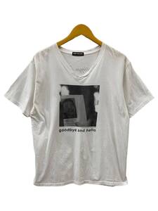 RUDE GALLERY (ルードギャラリー) GOODBYE AND HELLO Tシャツ 半袖 フォトプリント L ホワイト メンズ/078