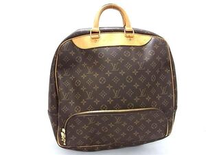 1円 LOUIS VUITTON ルイヴィトン M41443 モノグラム エヴァジオン ボストンバッグ ハンドバッグ トートバッグ ブラウン系 FG2892