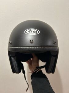 アライ Arai CLASSIC-MOD CAFE RACER クラシックモッド マットブラック ジェットヘルメット サイズ61.62cm 1度使用のみ 極上 美品