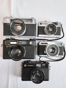 YASHICA フィルムカメラ まとめ ELECTRO35 エレクトロ35 CC MC Half17 ハーフ17 ヤシカ コンパクトカメラ カメラ 当時物 コレクション(11)