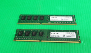 PC-1620■送料無料！Crucial 4GB×2 CT51264BA160BJ.C8FER/ DDR3-1600 