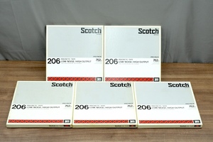 Scotch スコッチ 206-762R 10号オープンリールテープ 録音済テープ 5本セット ■30555