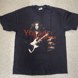 ヴィンテージ　Yngwie Malmsteen イングヴェイ・マルムスティーン　FACING THE ANIMAL LIVE IN JAPAN 1998 Tシャツ L