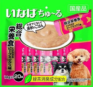 いなば ちゅ~る 総合栄養食 とりささみ ビーフミックス味 20本