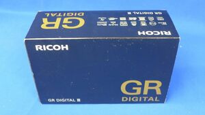 梱佐S9624●RICOH GR DIGITAL III デジタル3コンパクトデジタルカメラ デジカメ 本体　稼働品　充電器・箱・バッテリー付　リコー