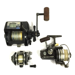 Daiwa ダイワ X350 TANASENSOR 船用 手動リール 他 SUPER CORONET ST10RL SS800 3点セット QG014-85