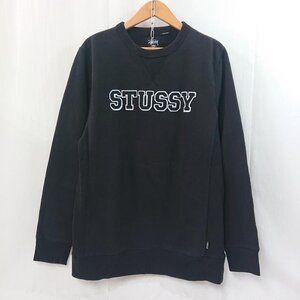 ステューシー STUSSY ステューシー フェルトロゴ トレーナー スウェット トレーナー トレーナー L 黒 / ブラック 無地 X ロゴ、文字