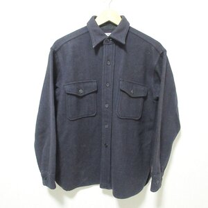 ほぼ美品 IRWIN アーウィン MADEWELL メイドウェル 長袖 CPOジャケット シャツジャケット カバーオール ネイビー 103