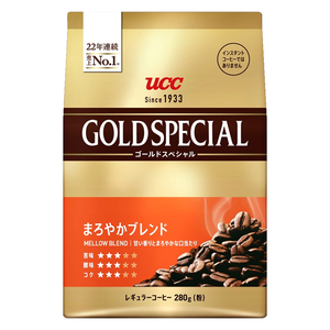 UCC レギュラーコーヒー ゴールドスペシャル 中細挽 まろやかブレンド 280ｇｘ１２袋セット//送料無料 代金引換便不可品