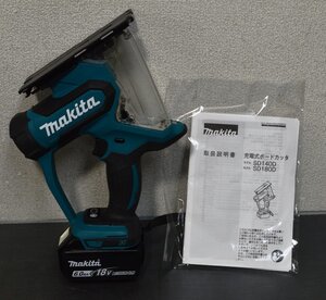 【makita】18V用/充電式ボードカッタ//SD180DZ/BL1860B【中古】バッテリ1本付/中古品(菅2202YO)