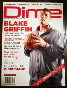 2009 May DIME MAGAZINE #49 BLAKE GRIFFIN / ダイム 雑誌 ブレイク グリフィン NBA Basketball Nike Adidas