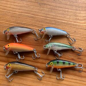 ラパラ ミノー カウントダウン ？ 40mm CD3 ？ CD4 フィンランド セット売り 検） RAPALA 渓流 トラウト ネイティブ CD 不明 オールド