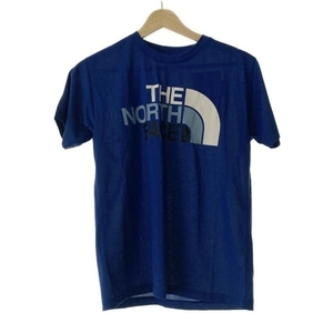 ノースフェイス THE NORTH FACE 半袖Tシャツ サイズS - ネイビー×白×マルチ メンズ クルーネック 新品同様 トップス