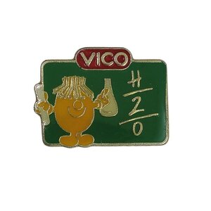 フランス レトロ ピンズ VICO ポテトチップスのキャラクター 科学 ピンバッジ ピンバッチ