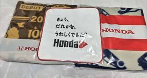 HONDA☆プレミアムフリースブランケット２枚＆ハンカチ☆未使用