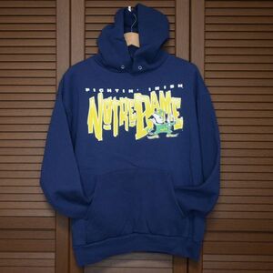 Hanes ヘインズ ACTIVEWEAR スウェットパーカー USA製 90s ビンテージ ■カレッジプリント■NOTRE DAME University