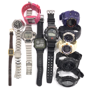 1円 カシオ G-SHOCK GA-110 他 Baby-G BGR-3000GS / クォーツ MTD-1044 等 CASIO 腕時計 11点 まとめ A15260